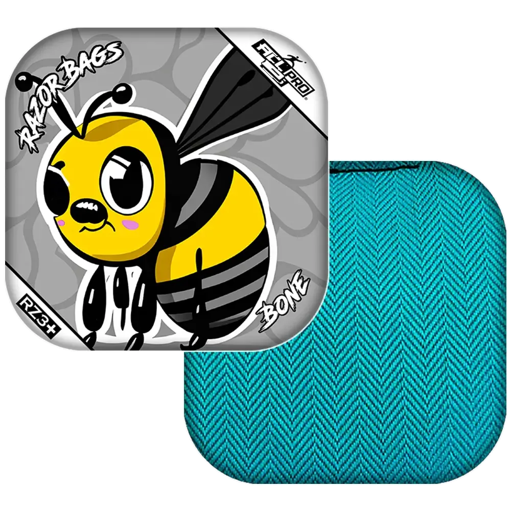 Bone | Buzzed Bee | ACL PRO Razor Cornhole Bags