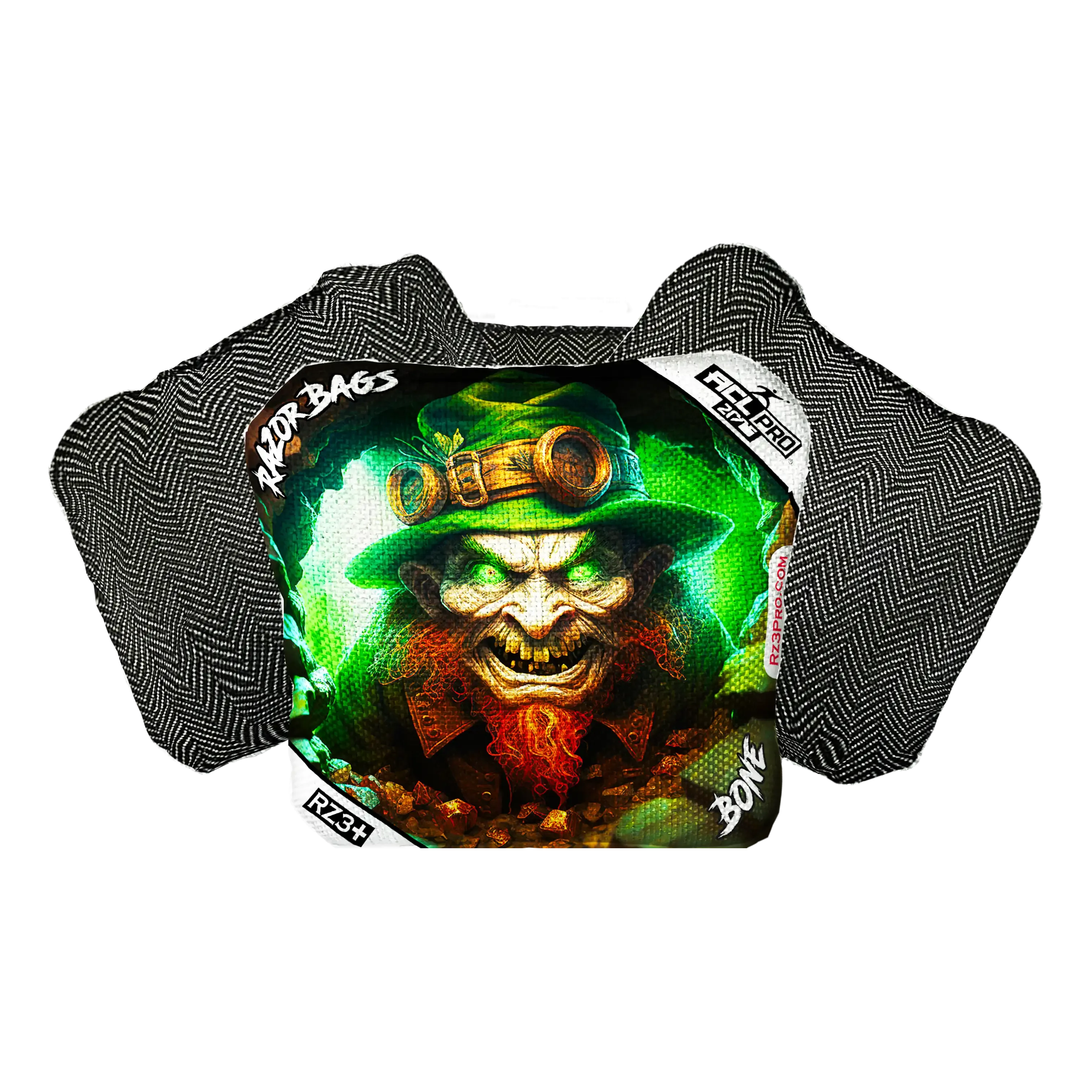 Bone | Leprechaun Cave | ACL PRO Razor Cornhole Bags
