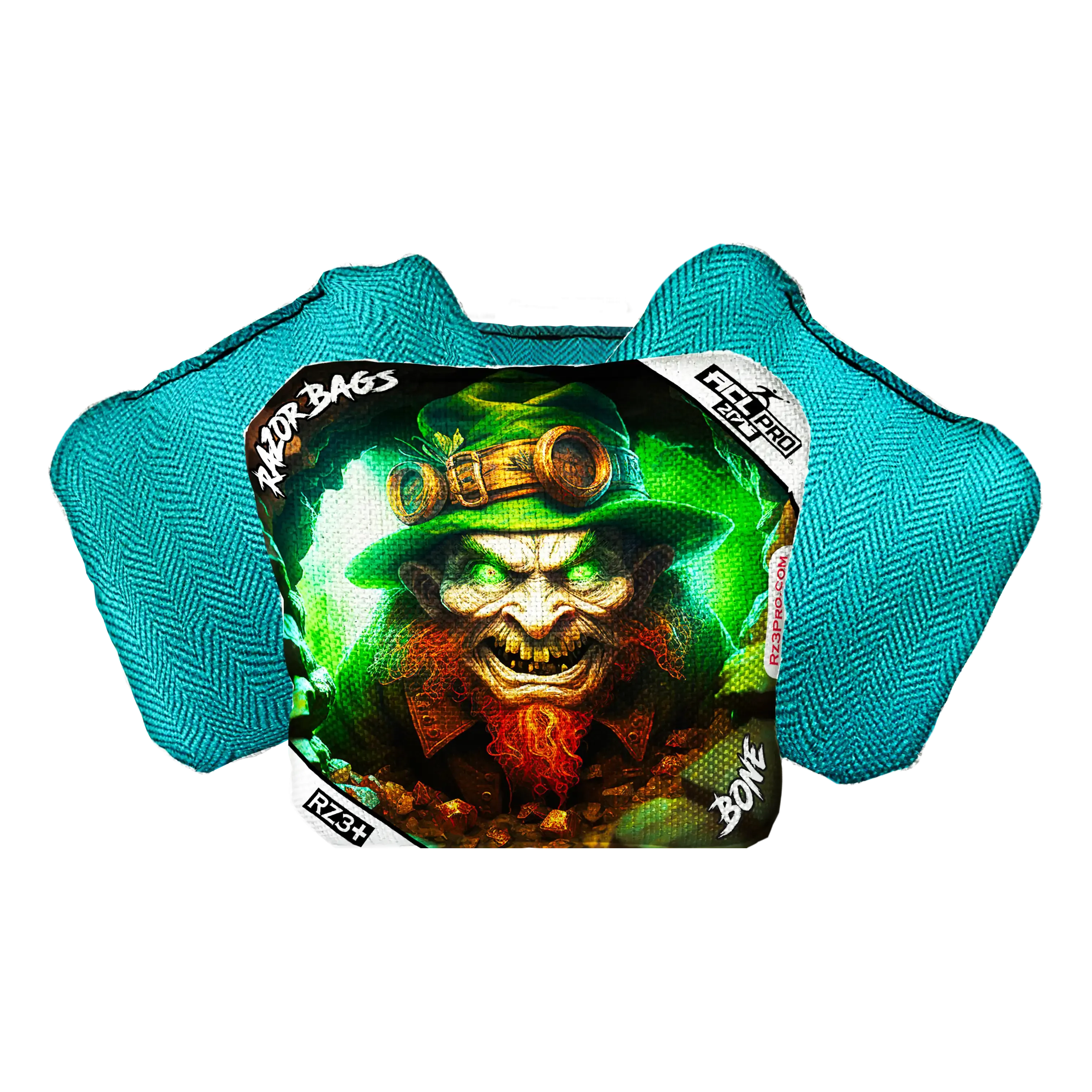 Bone | Leprechaun Cave | ACL PRO Razor Cornhole Bags