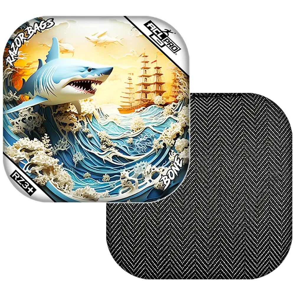 Bone | Shark 3D | ACL PRO Razor Cornhole Bags