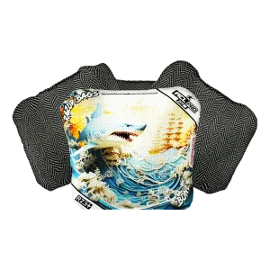 Bone | Shark 3D | ACL PRO Razor Cornhole Bags