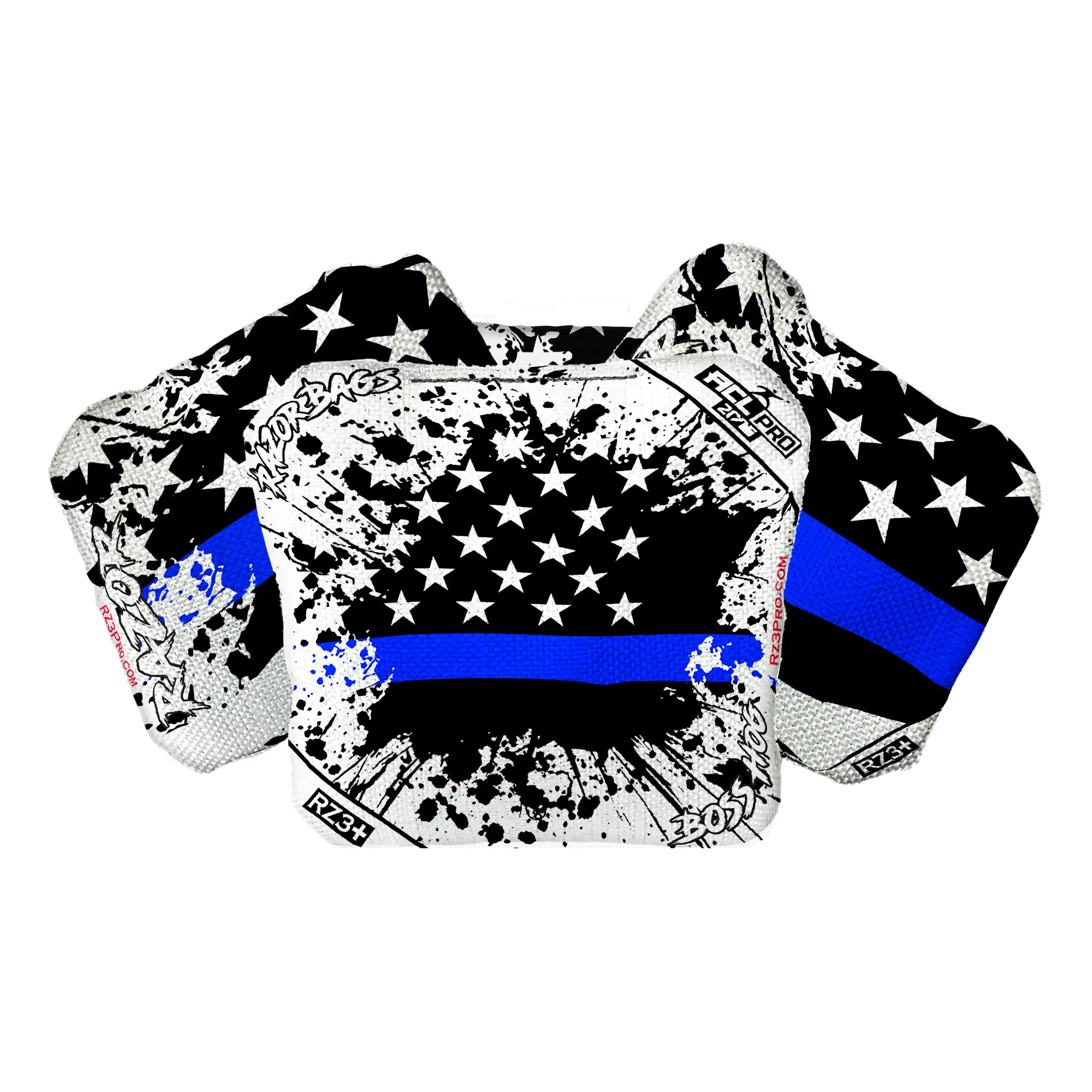 Boss Hog | Blue Line Flag | ACL PRO Razor Cornhole Bags
