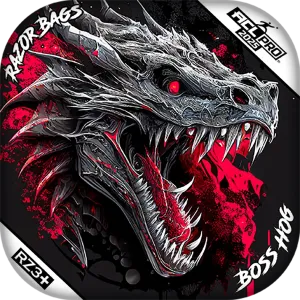 Boss Hog | Dragon Black Series | ACL PRO Razor Cornhole Bags