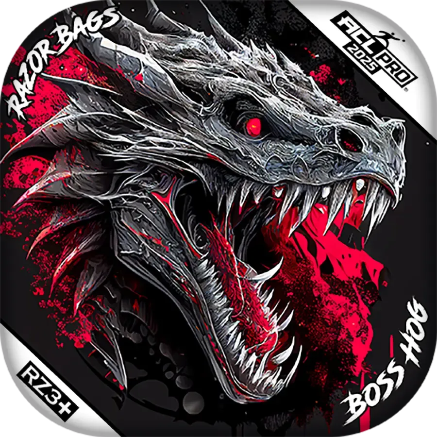 Boss Hog | Dragon Black Series | ACL PRO Razor Cornhole Bags