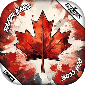 Boss Hog | Maple Leaf | ACL PRO Razor Cornhole Bags