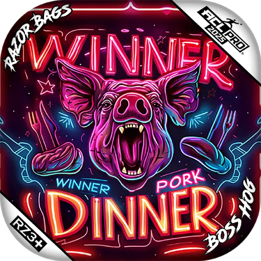 Boss Hog | Pork Dinner | ACL PRO Razor Cornhole Bags