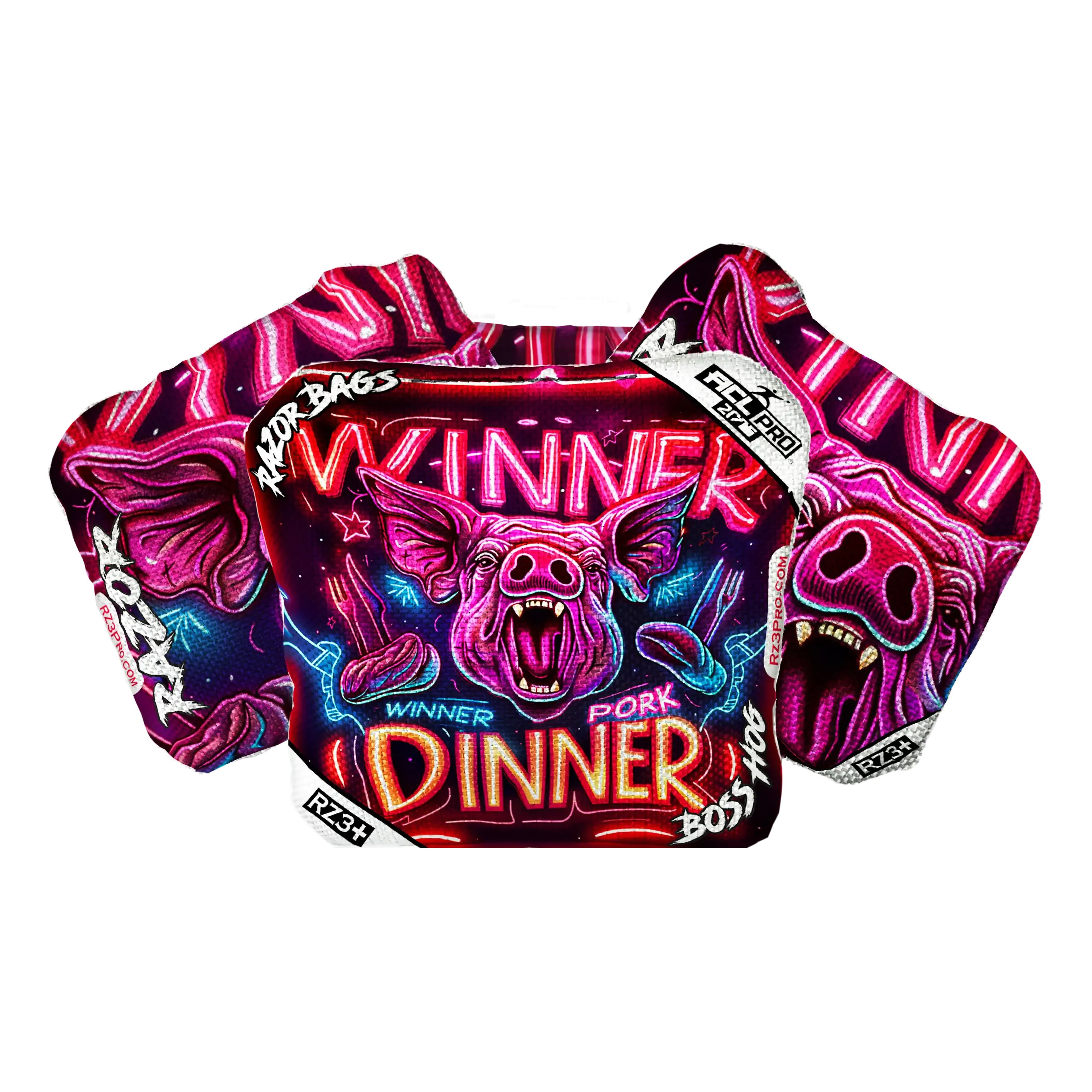 Boss Hog | Pork Dinner | ACL PRO Razor Cornhole Bags