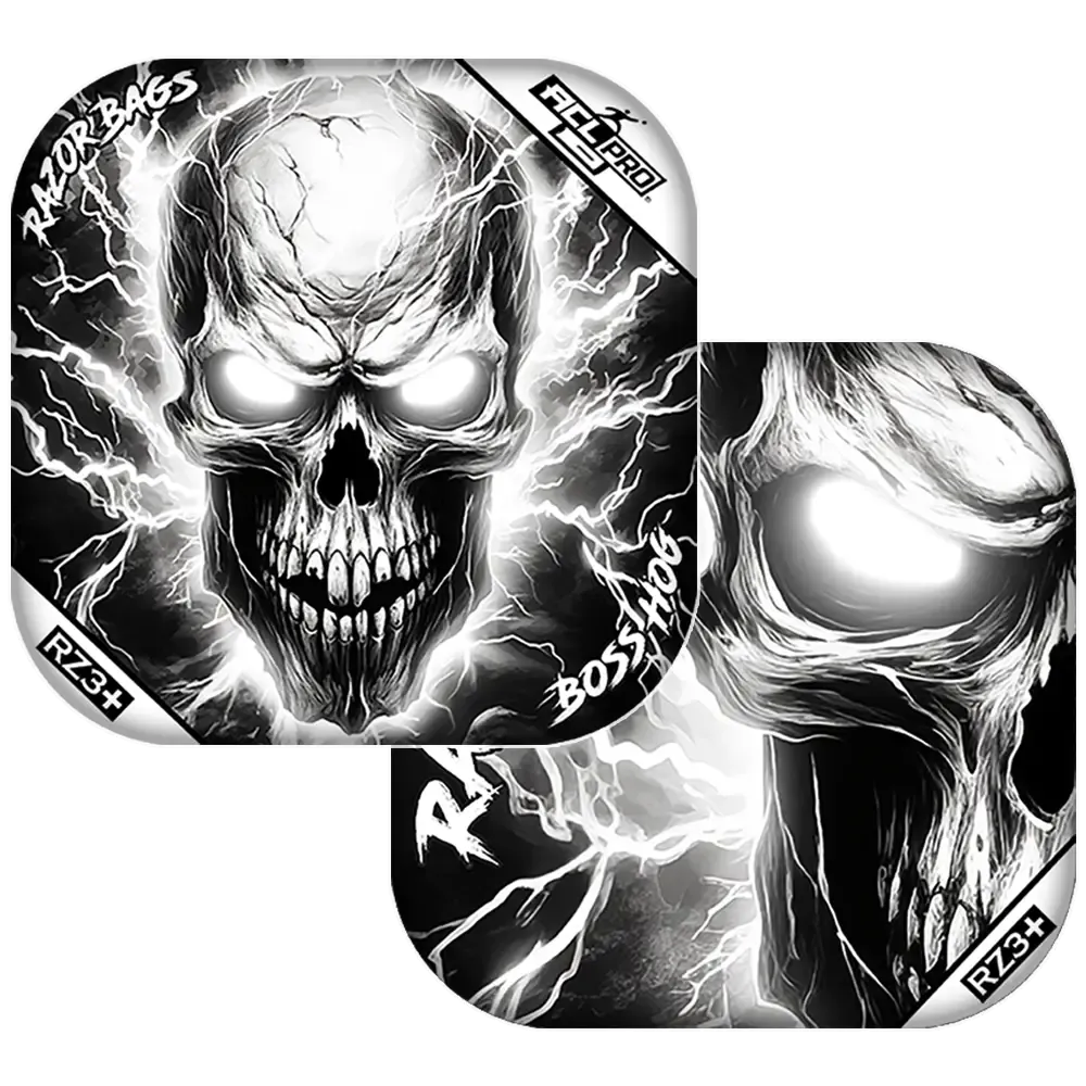 Boss Hog | Skull Lighting Strike | ACL PRO Razor Cornhole Bags