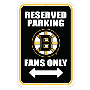 Boston Bruins 10x15 Parking Sign