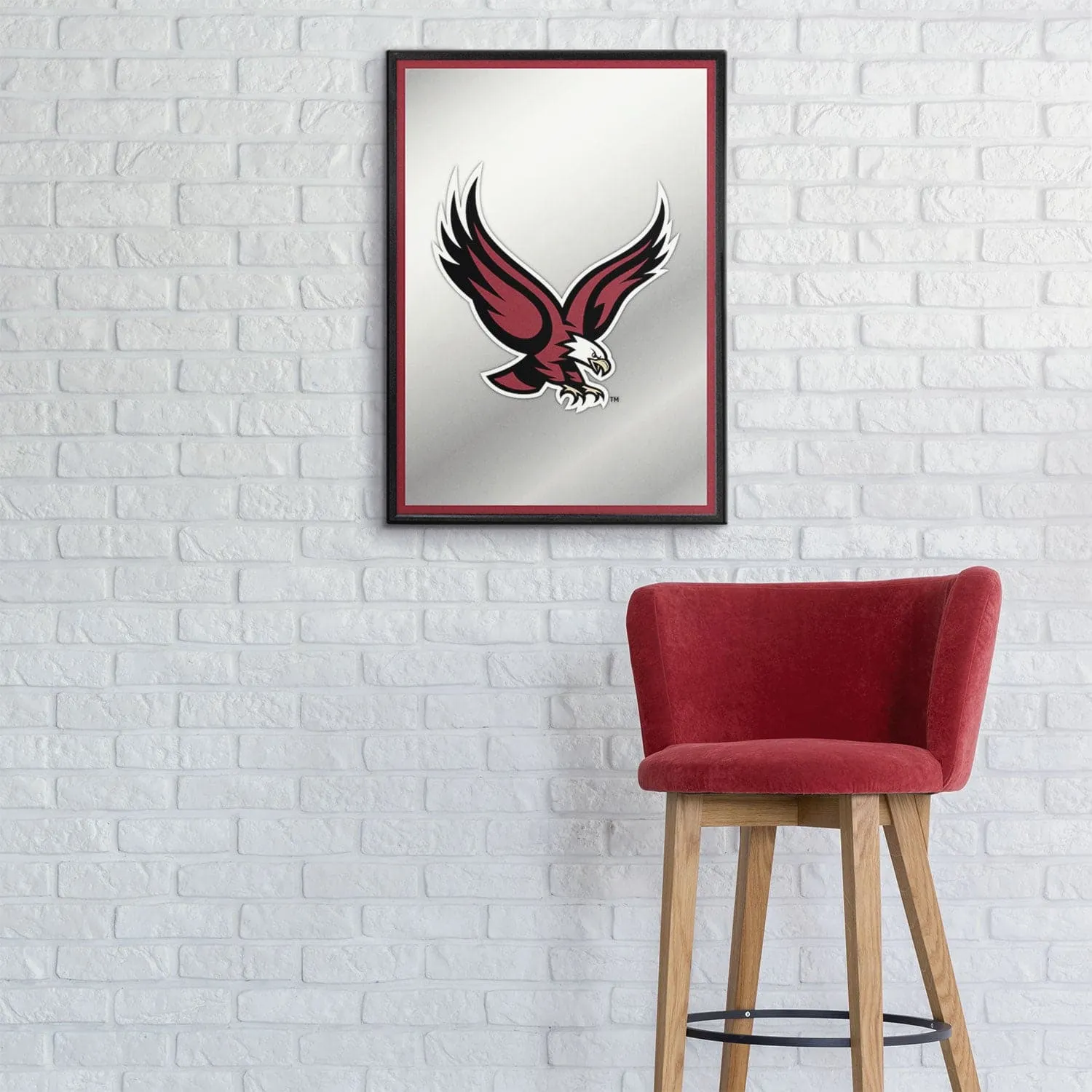 Boston College Eagles: Eagle - Framed Mirrored Wall Sign