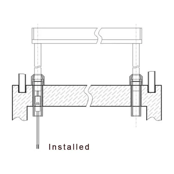 BR01A Led Strip for Glass Display Showcase