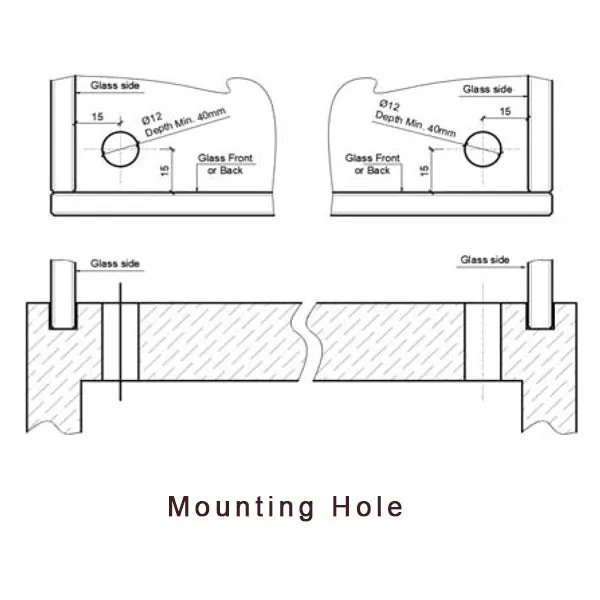 BR01A Led Strip for Glass Display Showcase