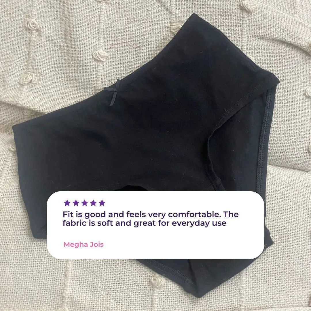 BrZee Hipsters | Lightweight Cotton-Elastane Fabric  | Super Stretchy For Comfort | No Visible Panty Lines | Pack Of 3