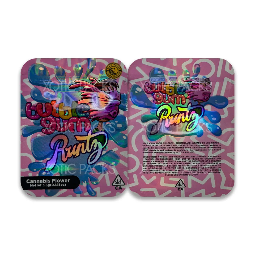 Bubblegum Runtz Mylar Bag 3.5 Grams