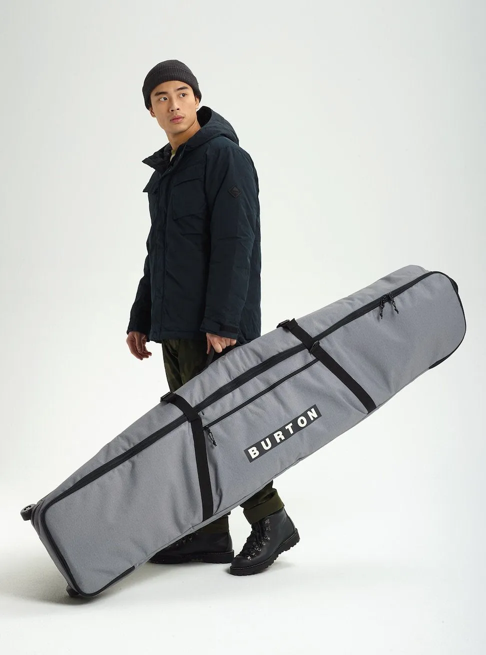 Burton Wheelie Gig Snowboard Bag Grey Heather Print