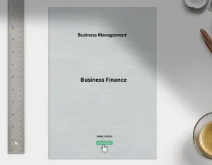 Business Management Business Finance Essay