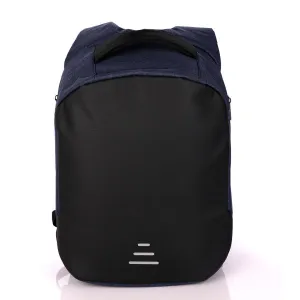 Business Travel Backpack Laptop Briefcase With USB Charging And Auxiliary port- Blue