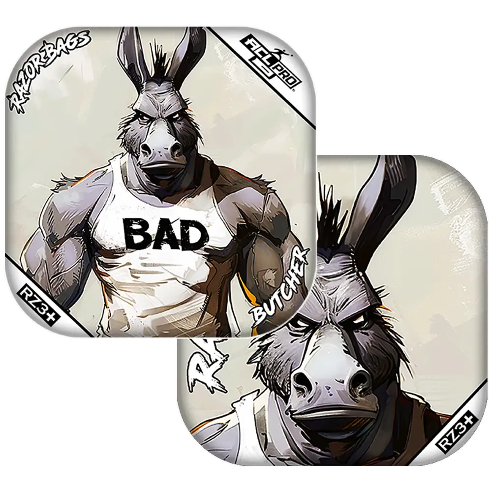 Butcher | Bad Ass Muscles | ACL PRO Razor Cornhole Bags