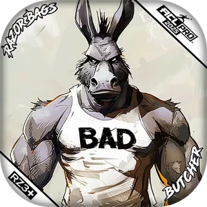 Butcher | Bad Ass Muscles | ACL PRO Razor Cornhole Bags