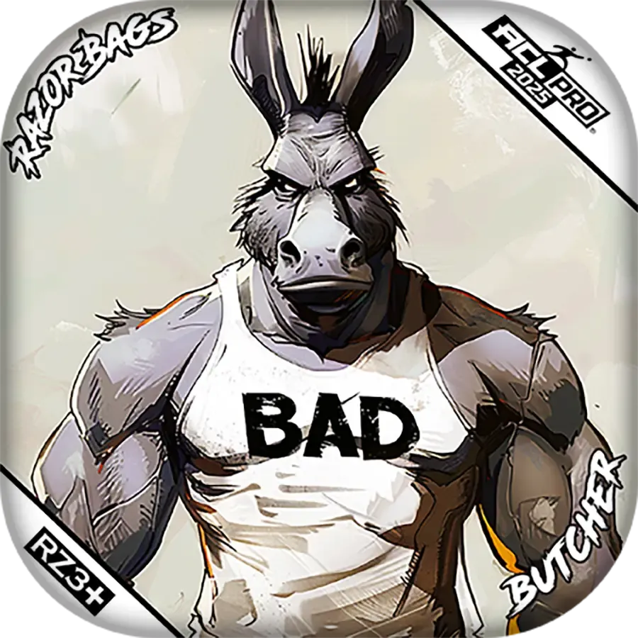 Butcher | Bad Ass Muscles | ACL PRO Razor Cornhole Bags