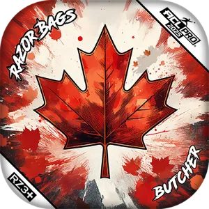 Butcher | Maple Leaf | ACL PRO Razor Cornhole Bags