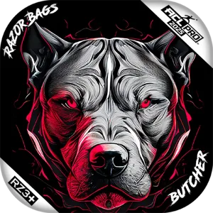 Butcher | Pitbull Black Series | ACL PRO Razor Cornhole Bags