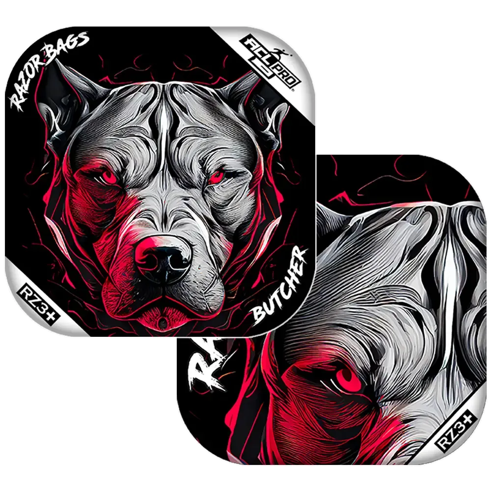 Butcher | Pitbull Black Series | ACL PRO Razor Cornhole Bags