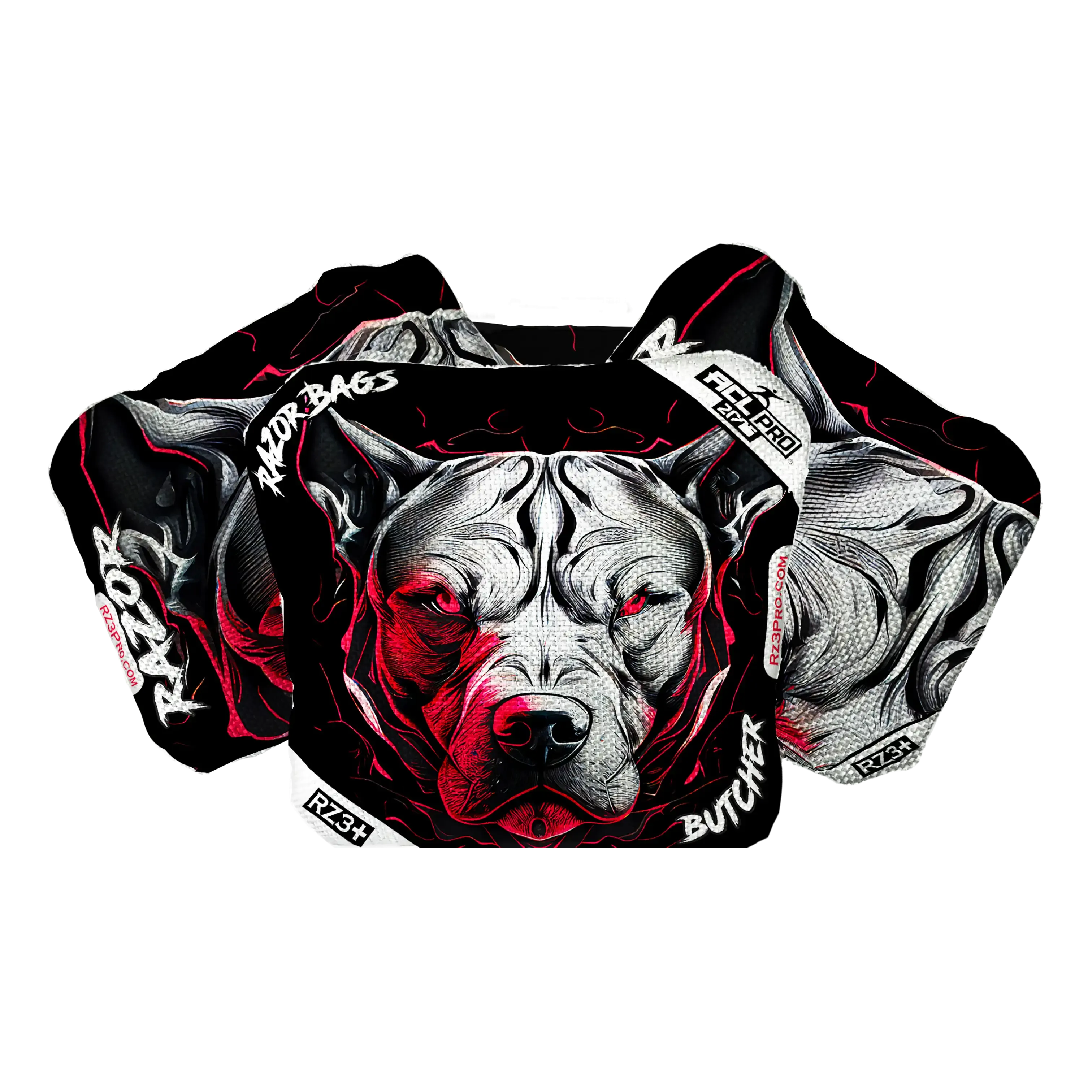 Butcher | Pitbull Black Series | ACL PRO Razor Cornhole Bags