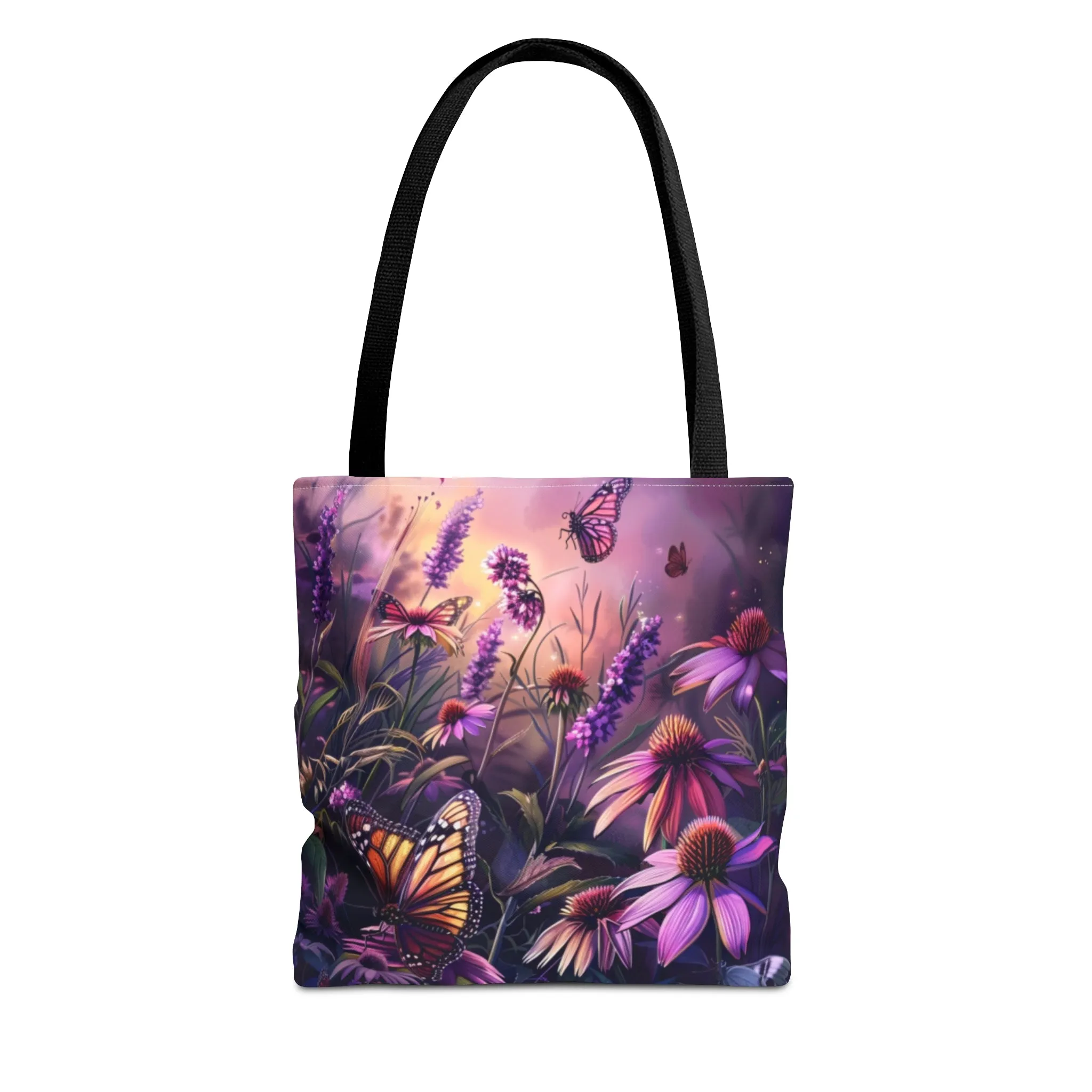 Butterfly Flowers Tote Bag