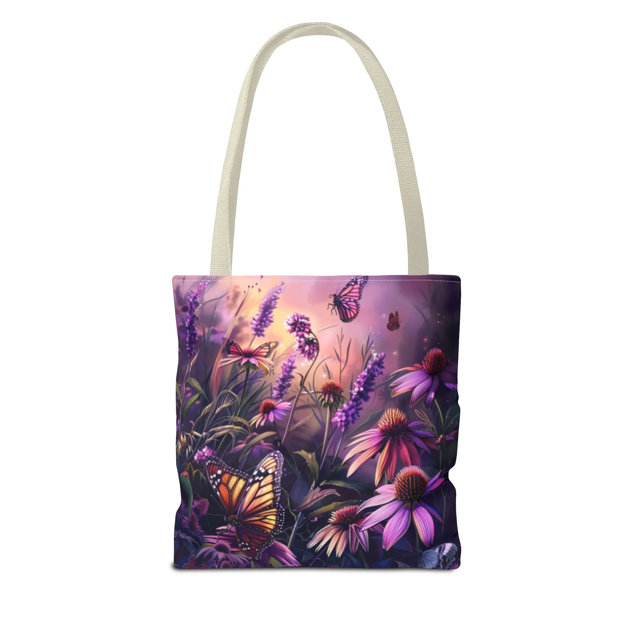 Butterfly Flowers Tote Bag