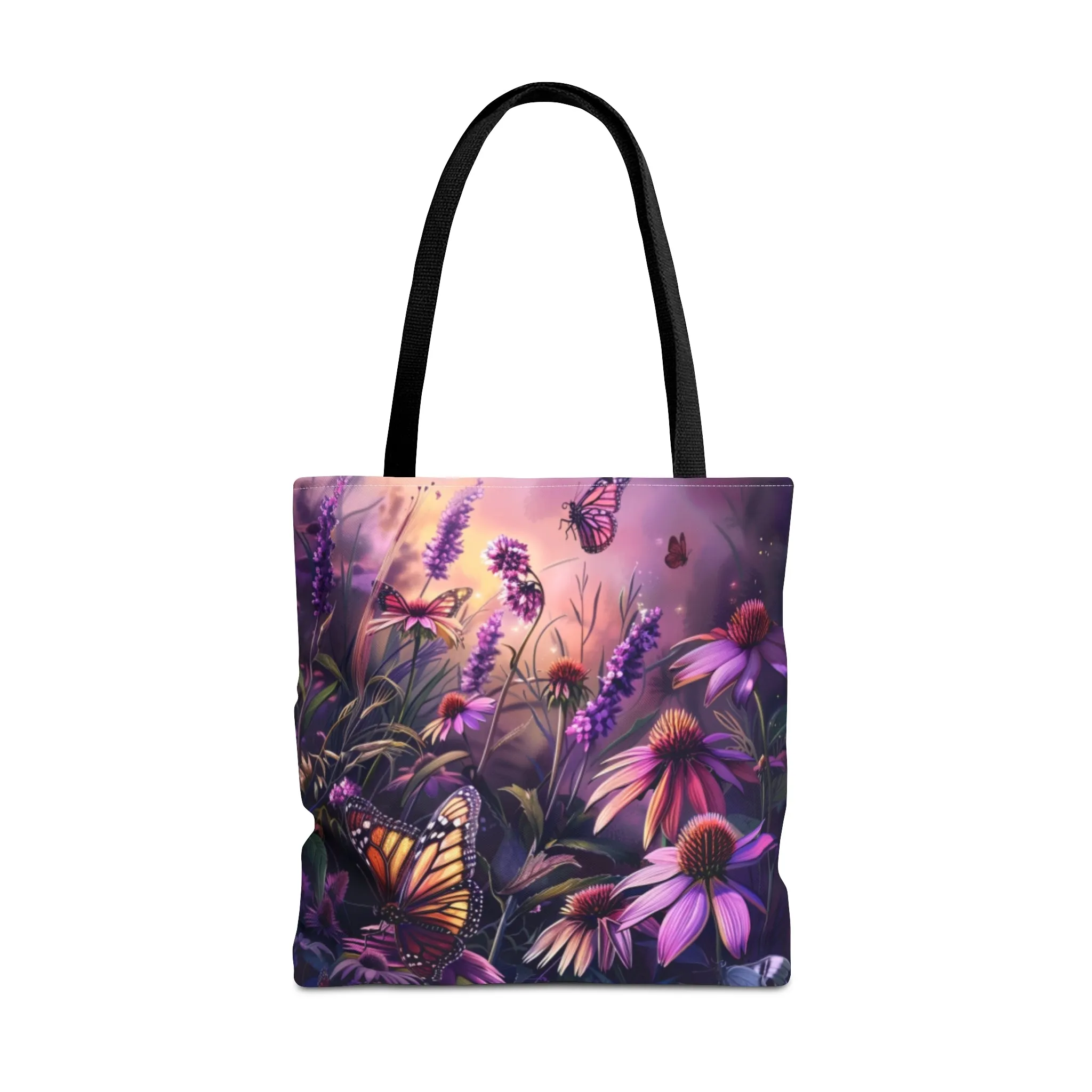 Butterfly Flowers Tote Bag