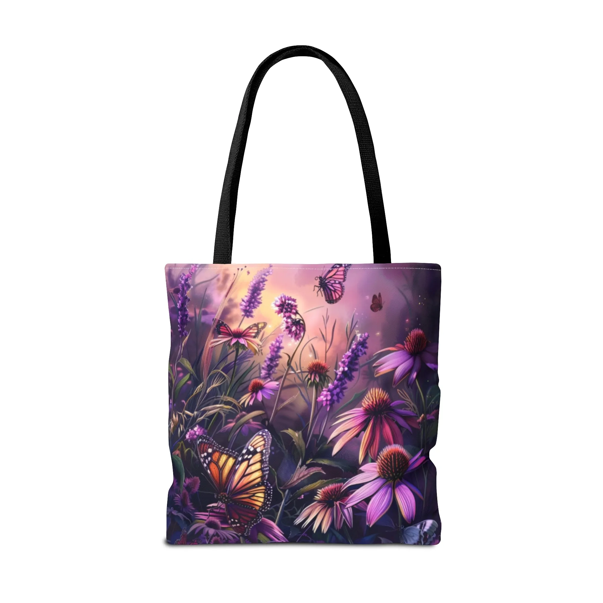 Butterfly Flowers Tote Bag