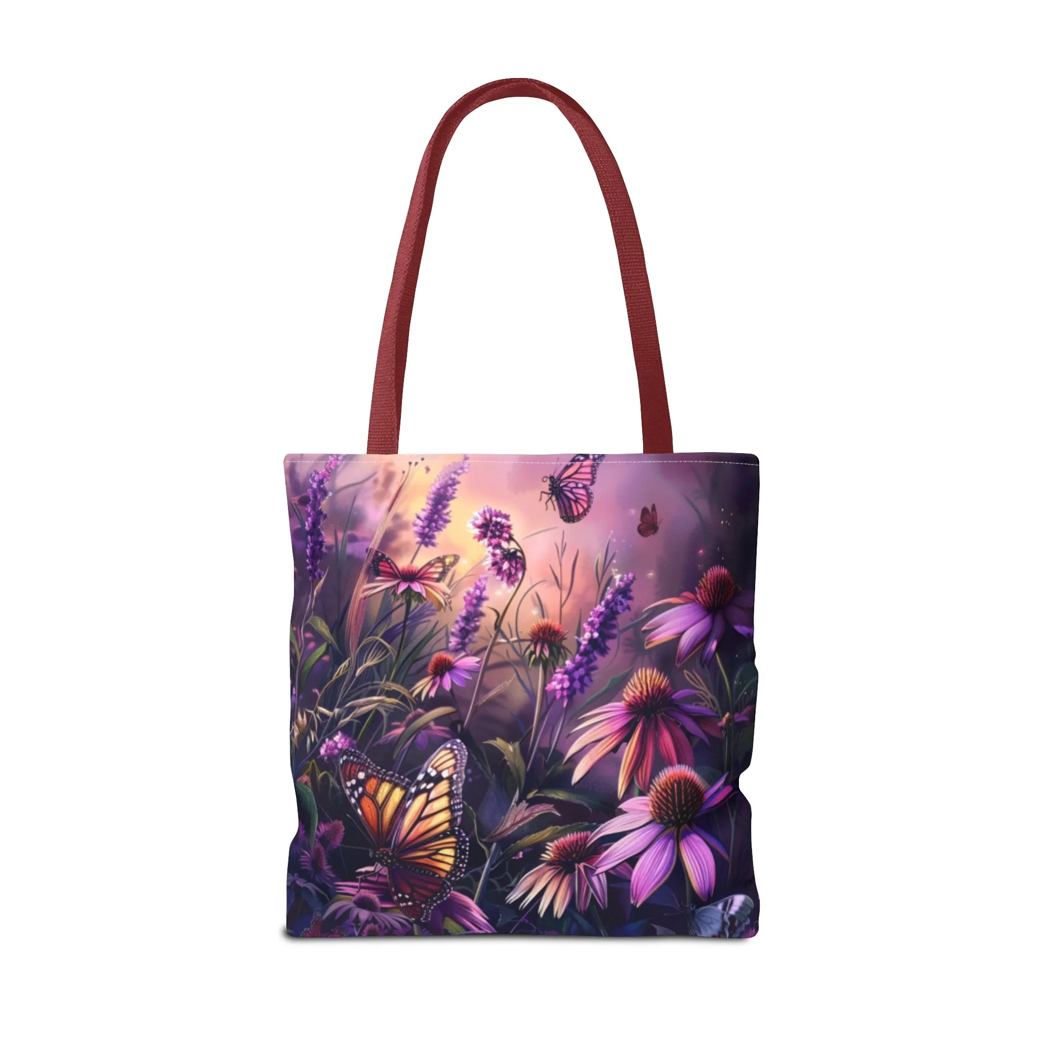 Butterfly Flowers Tote Bag