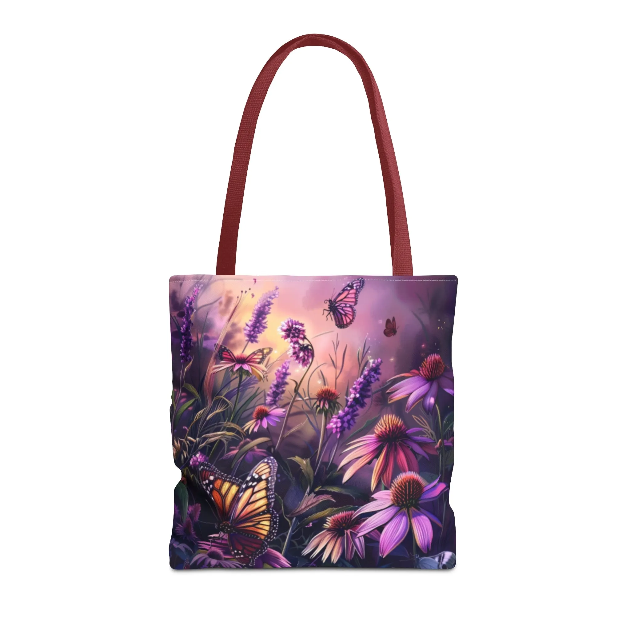 Butterfly Flowers Tote Bag
