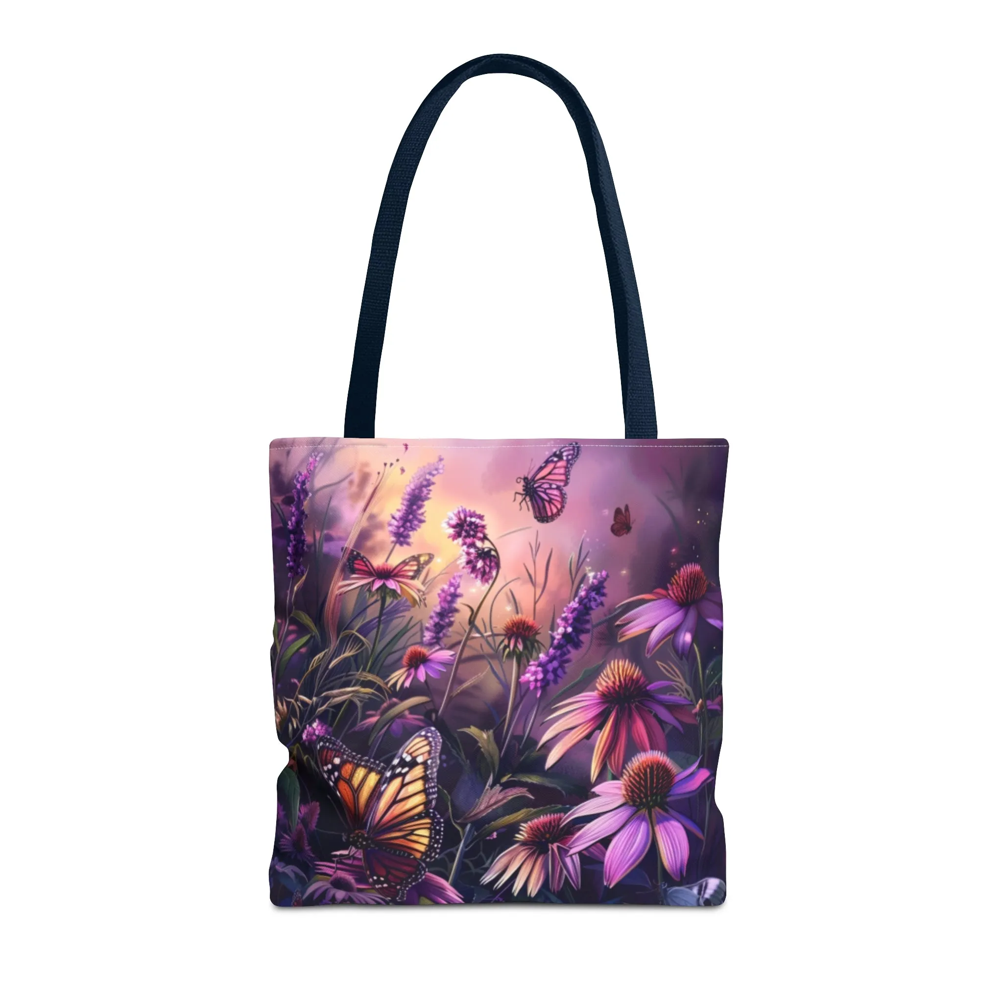 Butterfly Flowers Tote Bag