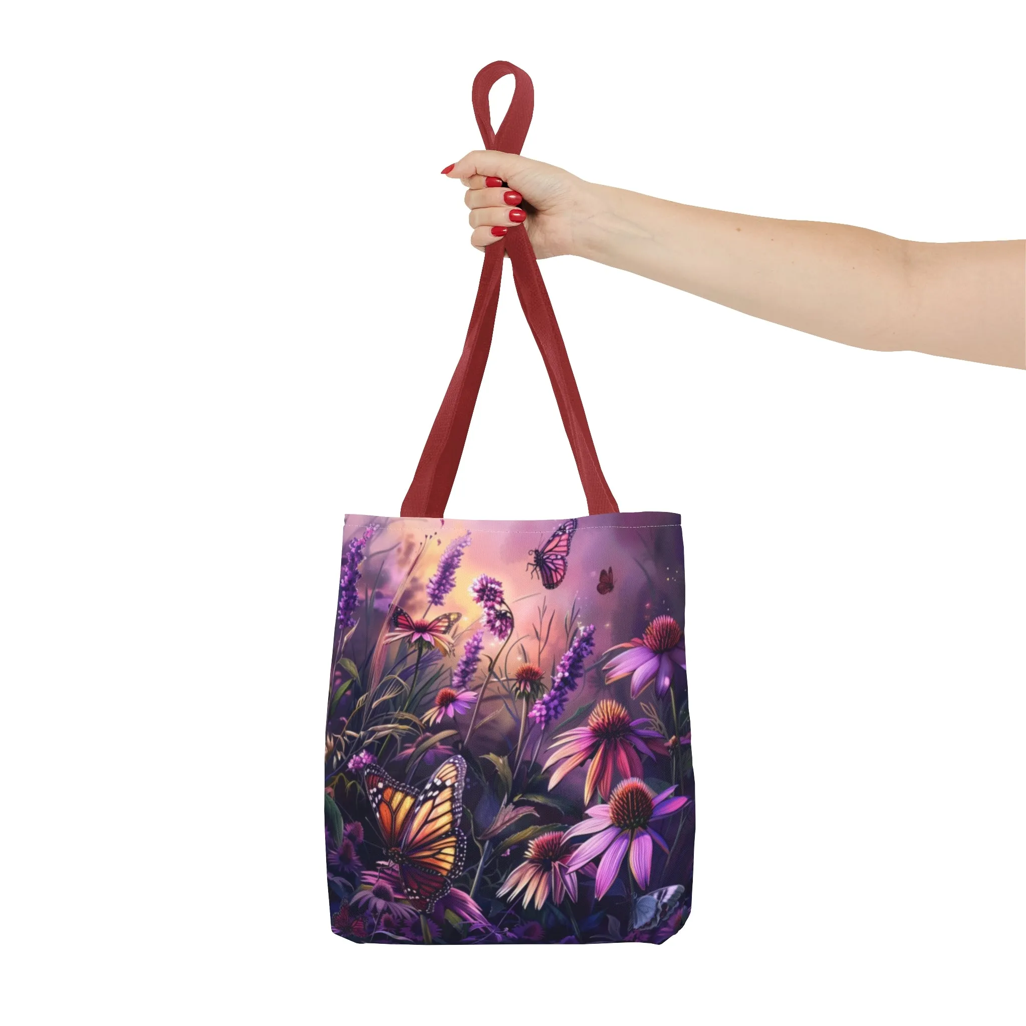 Butterfly Flowers Tote Bag