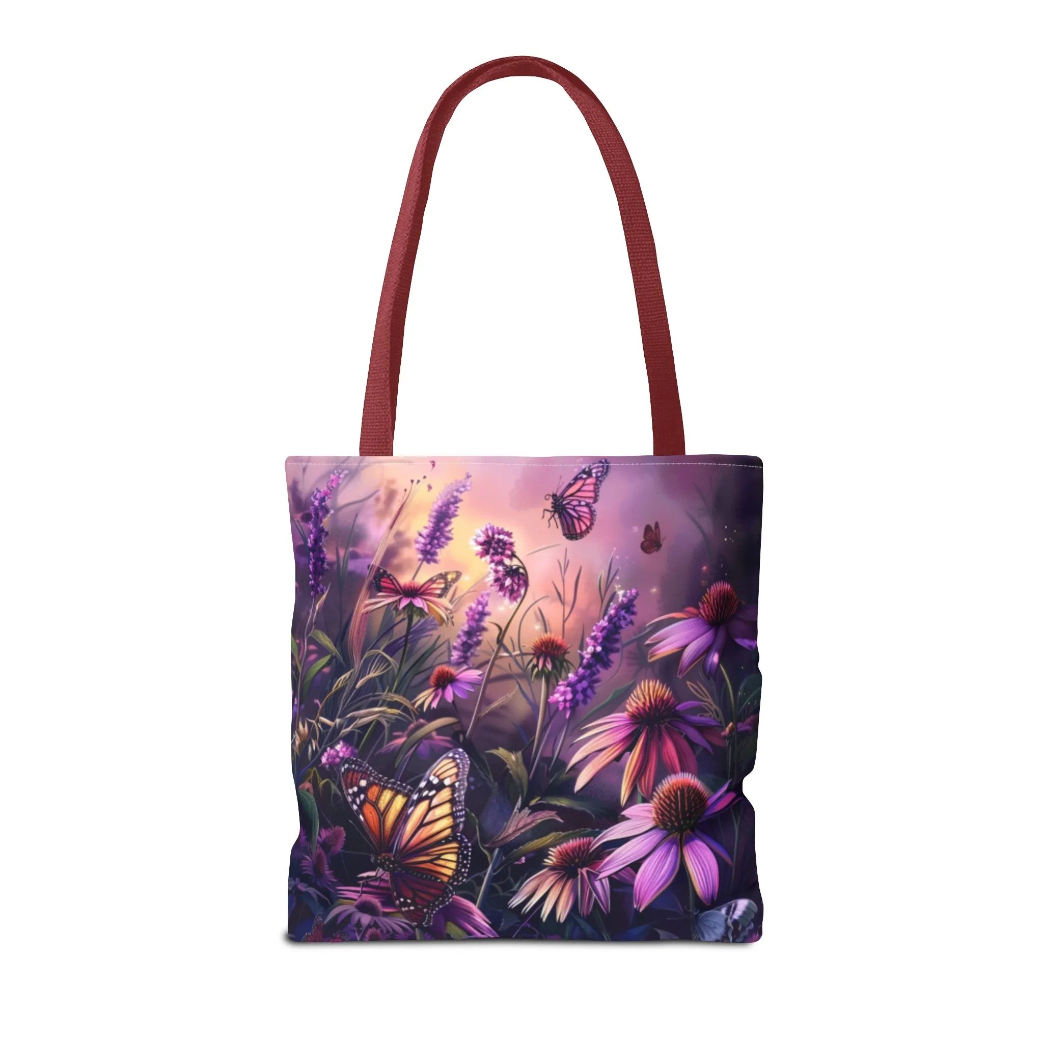 Butterfly Flowers Tote Bag