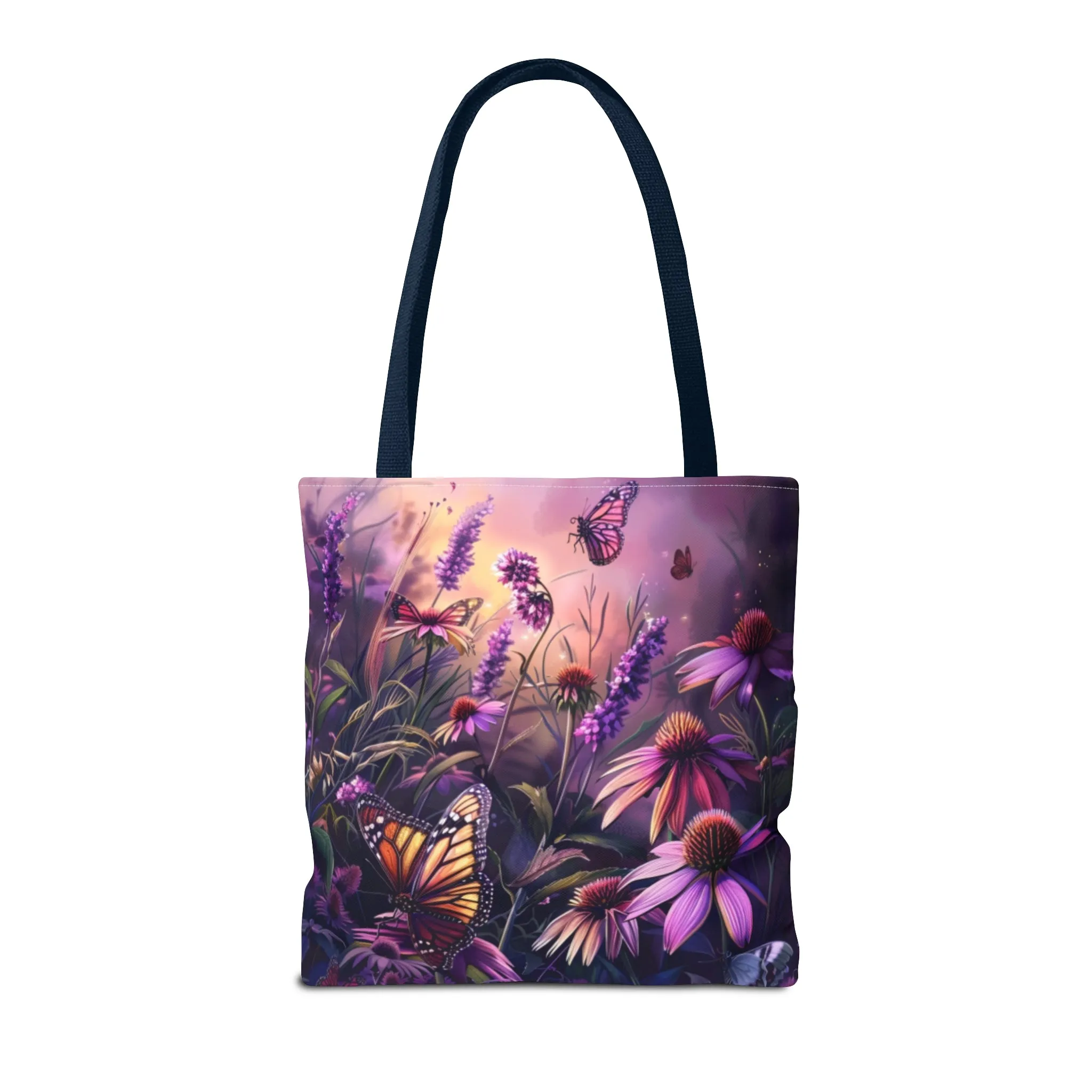 Butterfly Flowers Tote Bag