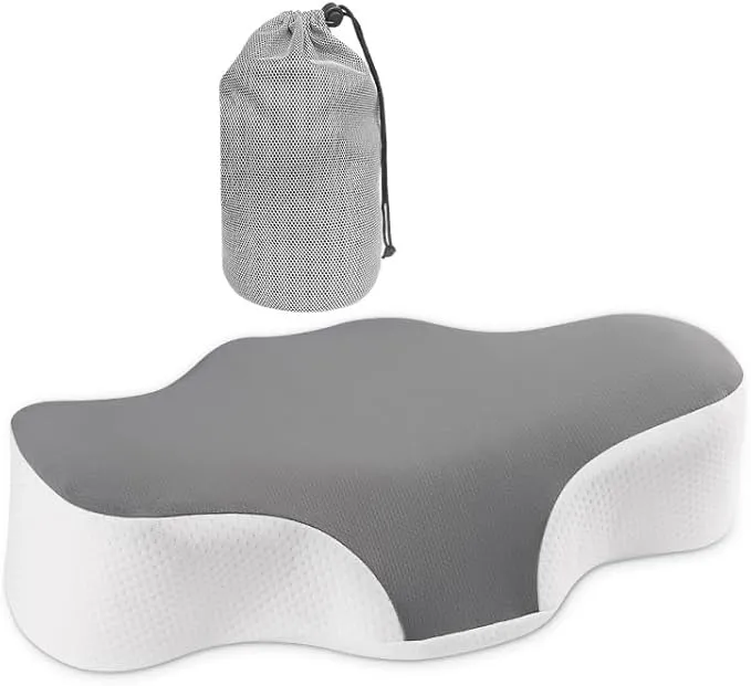 Camping Pillow Lightweight,Easy to Carry,Memory Foam Travel Pillow,Cervical Neck Pillow,Backpacking Pillow,Portable Pillow with Travel Storage Bag, Upgraded Alternative to Inflatable Pillows