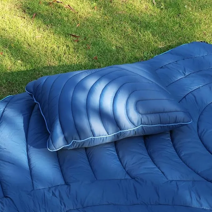 Camping Pillow,Supportive Compressible Travel Pillow Large Size Lightweight Camp Pillow with Storage Bag for Camping,Hiking,Backpacking,Airplane