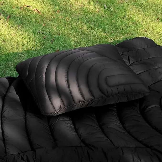 Camping Pillow,Supportive Compressible Travel Pillow Large Size Lightweight Camp Pillow with Storage Bag for Camping,Hiking,Backpacking,Airplane