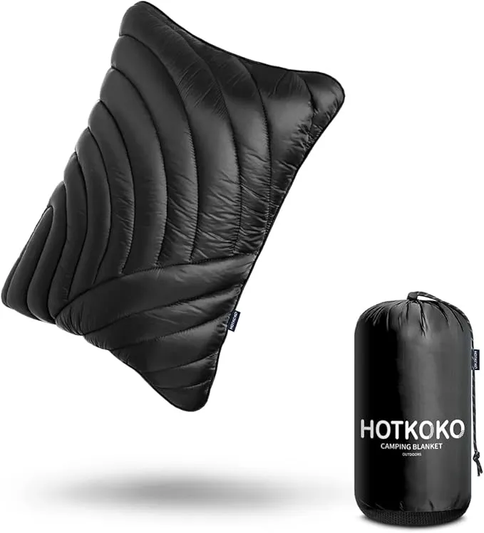 Camping Pillow,Supportive Compressible Travel Pillow Large Size Lightweight Camp Pillow with Storage Bag for Camping,Hiking,Backpacking,Airplane