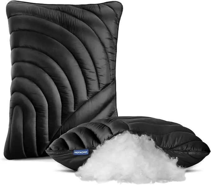 Camping Pillow,Supportive Compressible Travel Pillow Large Size Lightweight Camp Pillow with Storage Bag for Camping,Hiking,Backpacking,Airplane