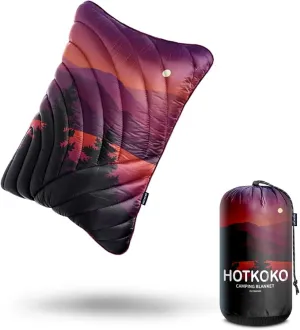Camping Pillow,Supportive Compressible Travel Pillow Large Size Lightweight Camp Pillow with Storage Bag for Camping,Hiking,Backpacking,Airplane