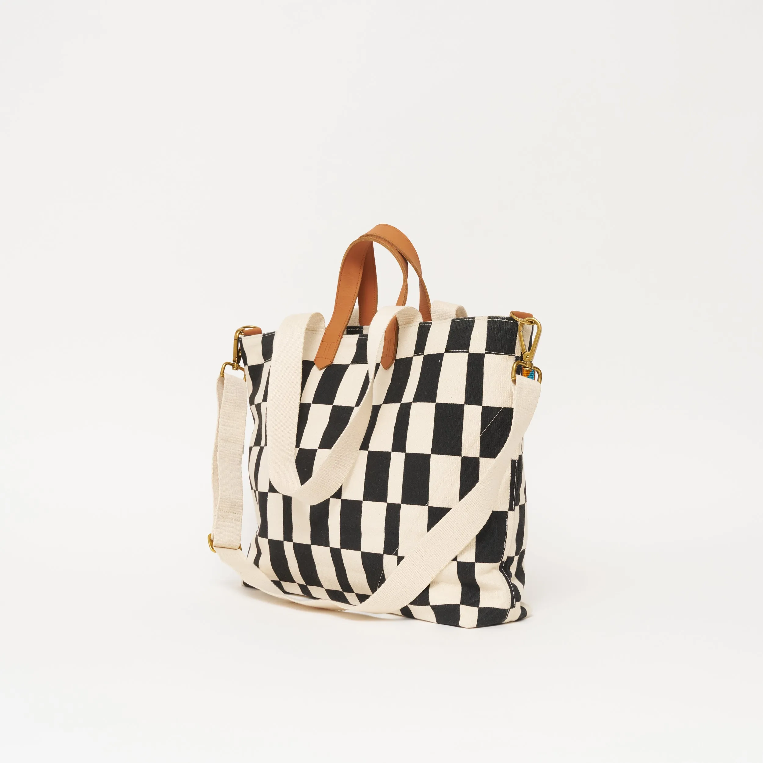 Carryall Bag - Black Checker