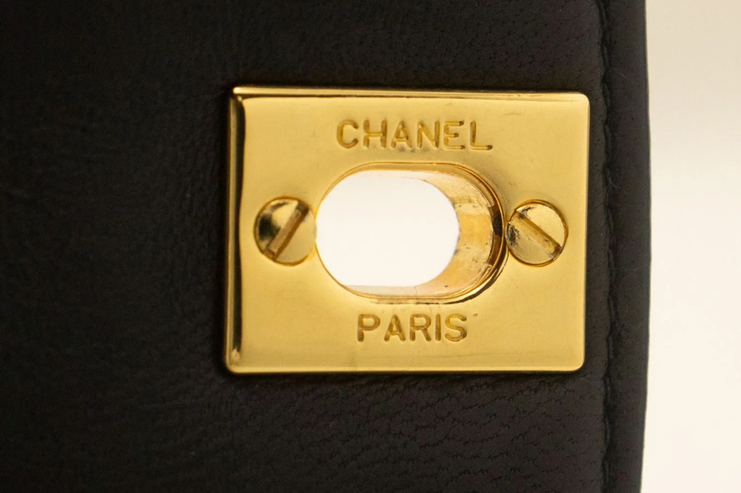 CHANEL Diana Flap Chain Shoulder Bag Black Quilted Lambskin Purse p38