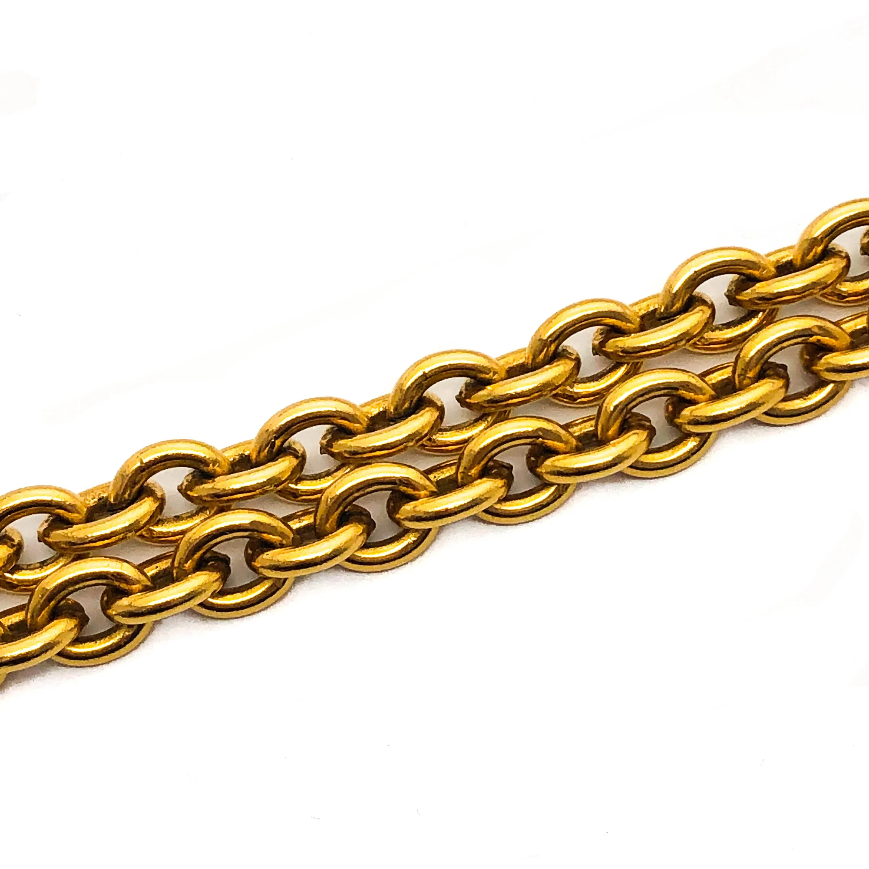 Chanel Vintage Rare Classic Quilted XL Necklace