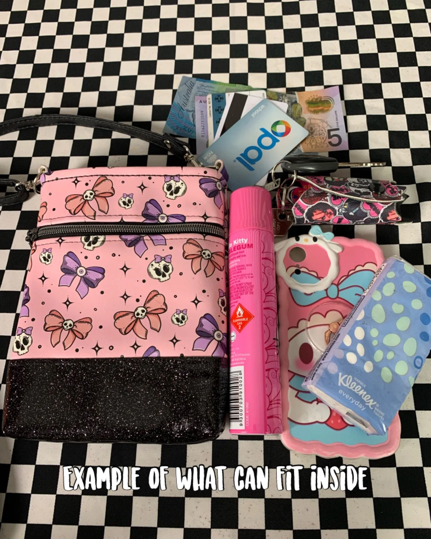 Character cruise inspired fan art crossbody bag