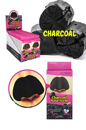 CHARCOAL NOSE STRIP (6 strips) -box
