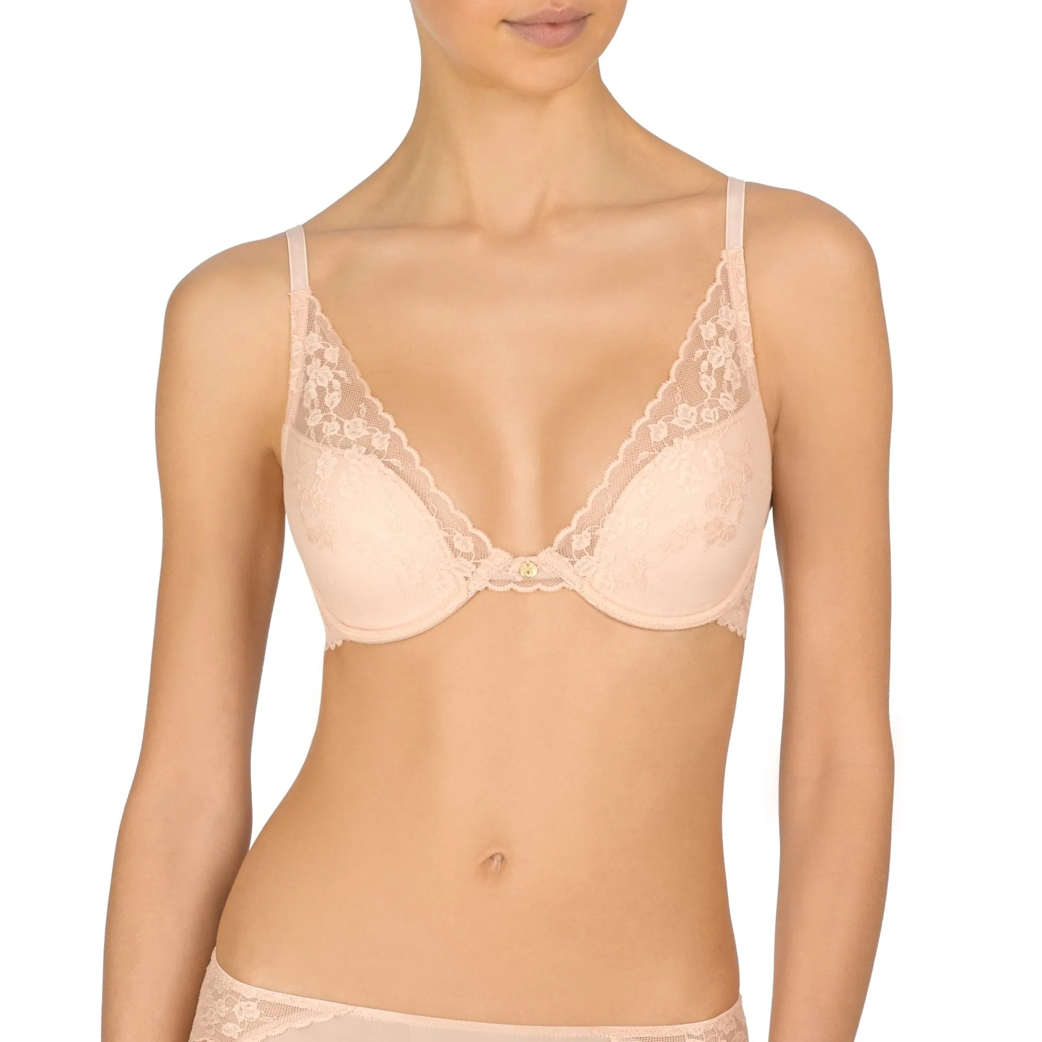 Cherry Blossom Lace Plunge T-Shirt Bra